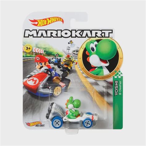 Boneco Hot Wheels Cast Mario Kart Yoshi B Dasher Mattel em Promoção Ofertas na Americanas