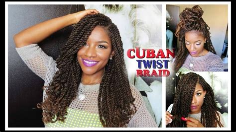 Tutorial And Styling W Freetress Equal Cuban Twist Hair Youtube