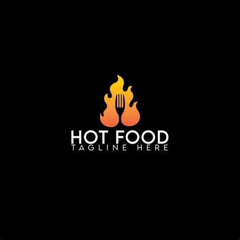 Premium Vector Hot Food Logo Minimalist And Business Logo Design In Vector Template