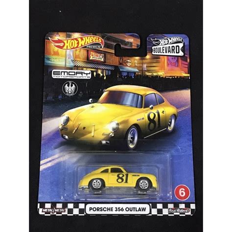 風火輪 hot wheels 林蔭大道 boulevard 保時捷 Porsche outlaw 精裝 膠胎 蝦皮購物