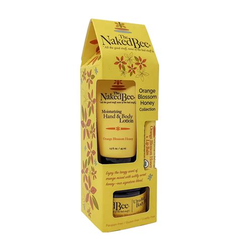Naked Bee Holiday Orange Blossom Honey Gift Collection