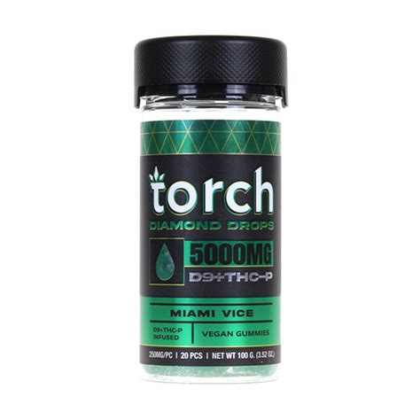 Torch Diamond Drop Blend Gummies 5000mg Delta 8 Resellers