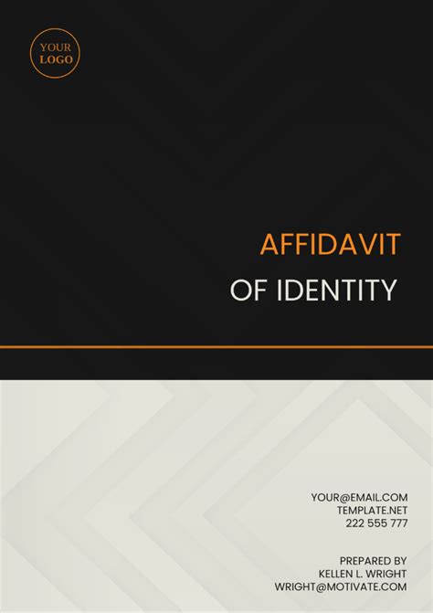 Free New York Affidavit of Identity Template to Edit Online