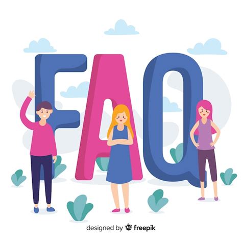 Free Vector Faq Concept