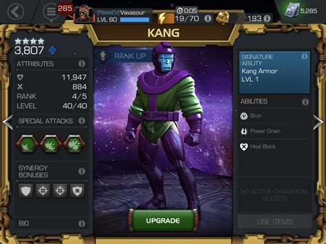 Kang the Conqueror — Marvel Contest of Champions