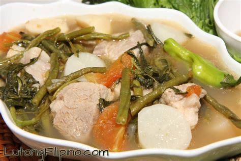 Pork Sinigang Recipe Filipino Recipes From Lutong Filipino Recipe