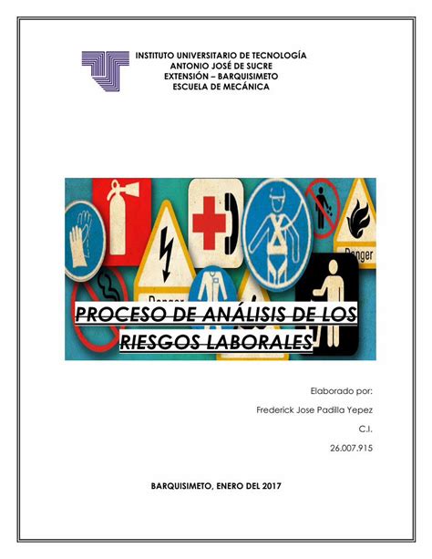 PDF Unidad Ii Riesgos Laborales DOKUMEN TIPS