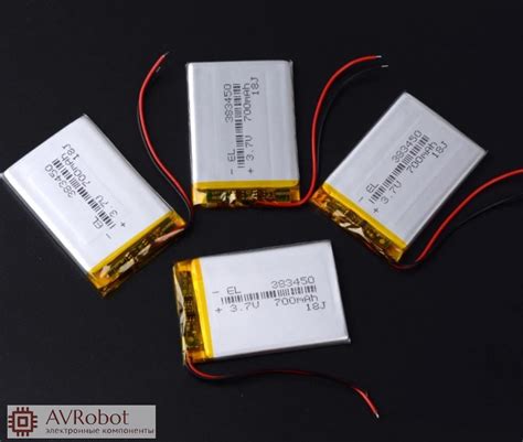 Литий-полимерный аккумулятор 3,7В 383450 (403450) 800mah цена купить ...