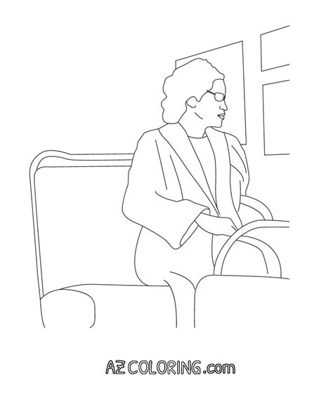 Rosa Parks Coloring Pages And Printables Coloring Pages Images And