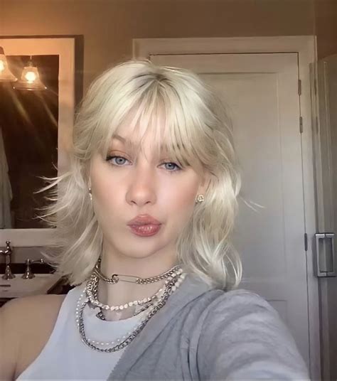 Bleach Blonde Hair With Bangs At Emmanuel Jones Blog