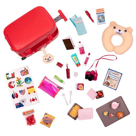 Boneca Our Generation Viagem - Confira Acessório para Boneca - Our Generation - Kit de Viagem com Mala ...