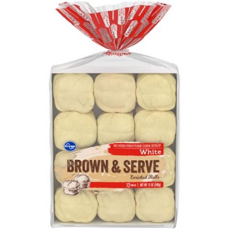 Kroger® White Brown And Serve Enriched Dinner Rolls 12 Ct 12 Oz Kroger