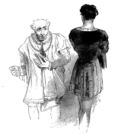 Hamlet And Polonius | Victorian Illustrated Shakespeare Archive