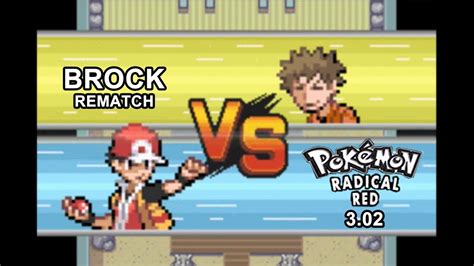 Pokemon Radical Red Brock Rematch Hardcore Mode Badge Gym HC