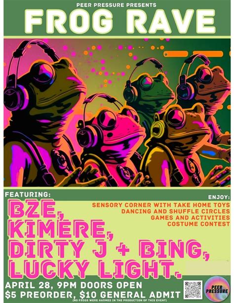 Frog Rave at Orient Express in Seattle, WA - Friday, April 28, 2023