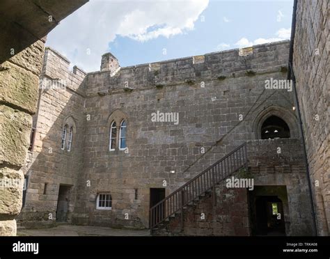 courtyard  aydon castle  corbridge northumberland