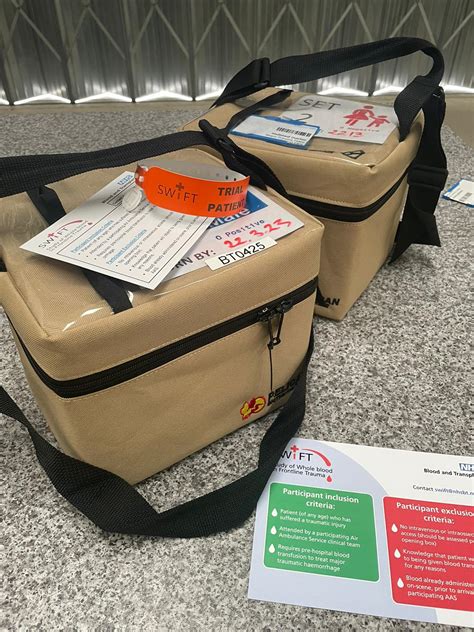 Pioneering Whole Blood Trial Hampshire And Isle Of Wight Air Ambulance