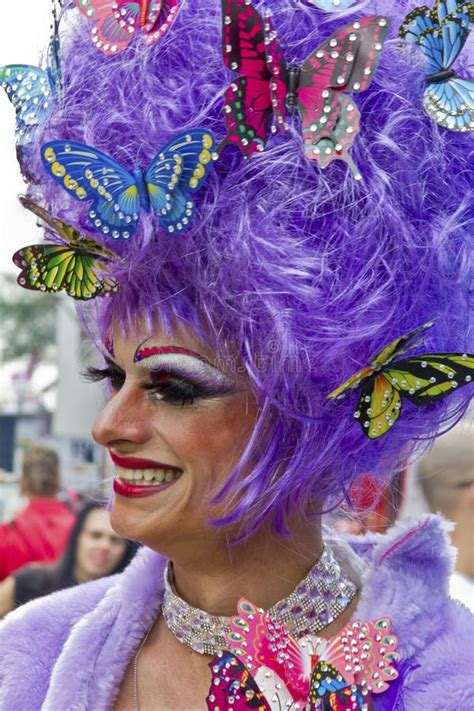 Drag Queen In Pride Parade Sao Paulo Editorial Stock Photo Image Of Happy Lesbian