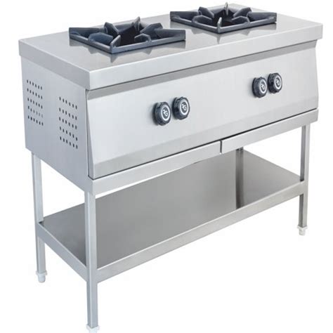 Stainless Steel Lpg Two Burner Range For Hotel At In Pune Id