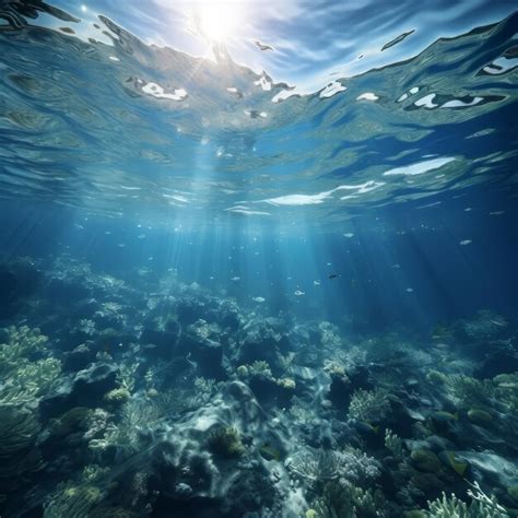 premium ai image underwater view