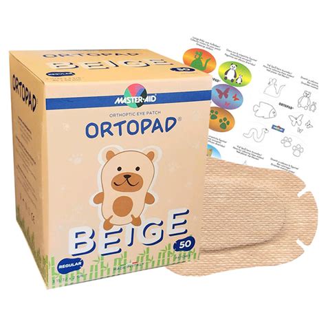 ortopad orthopedic eye patch beige regular pcs buy   price