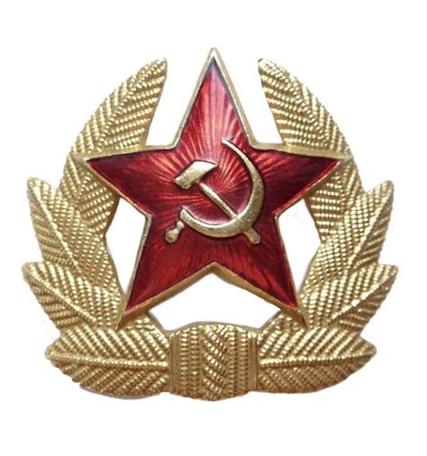 Военная кокарда СССР на берет, фуражку и шапку ушанку, отличительный ...