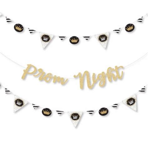 Big Dot Of Happiness Prom Prom Night Party Letter Banner Decor Gold