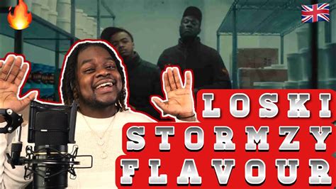 American Reacts To UK Rappers Loski Flavour With Stormzy Official