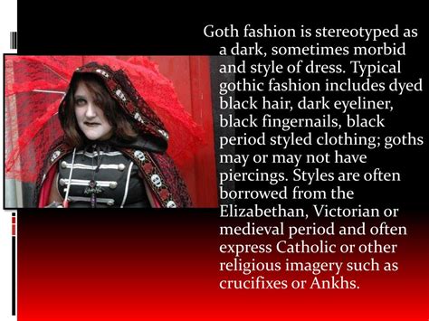 PPT - The Goth Subculture PowerPoint Presentation, free download - ID ...