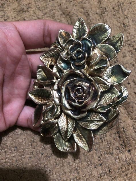 Old Rose Belt Buckle On Carousell