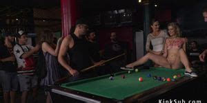Blonde Rimming Guy In Pool Bar Tnaflix