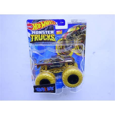 Jual Hot Wheels Monster Trucks Race Ace Gold Shopee Indonesia