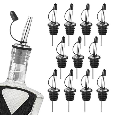 snapklikcom ohtomber pcs liquor pour spout stainless steel pour
