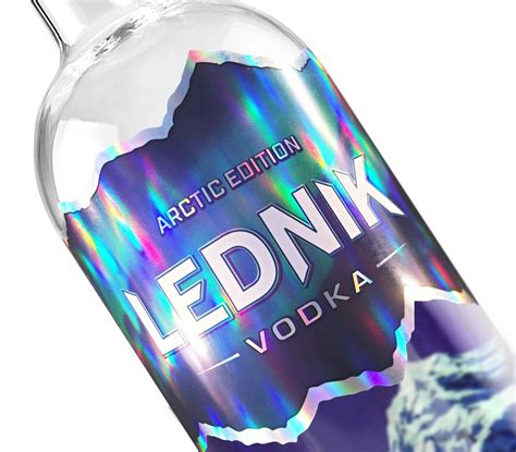 Lednik - Arctic Edition | Vodka packaging, Spirit drinks, Vodka
