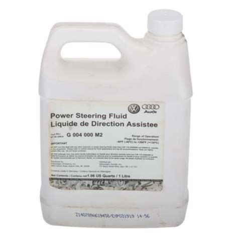 Vw Volkswagen Power Steering Fluid 1 Qt 1 Liter Genuine Oem Original