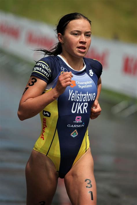 Yuliya Yelistratova Triathlon Women Female Athletes Athletic Women