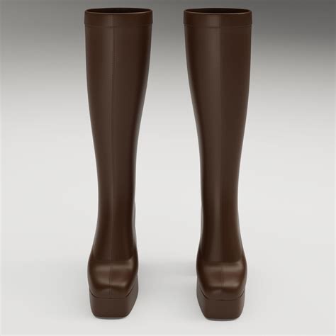 D Model Collection Set Naked Wolfe Boots Vr Ar Low Poly Cgtrader