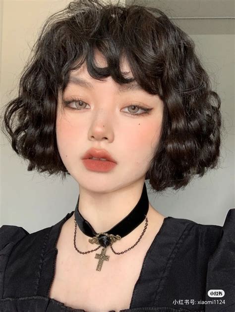 Pelo Ulzzang Ulzzang Girl Shot Hair Styles Curly Hair Styles Pretty