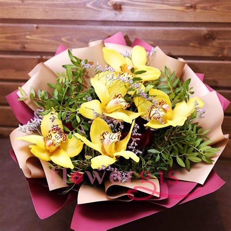 Букет цветов Богатая орхидея купить с доставкой в Бачатском - цена со ...