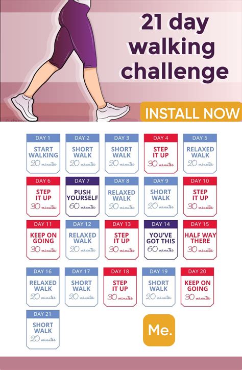 Walking program 10 minute daily schedule for weight loss – Artofit