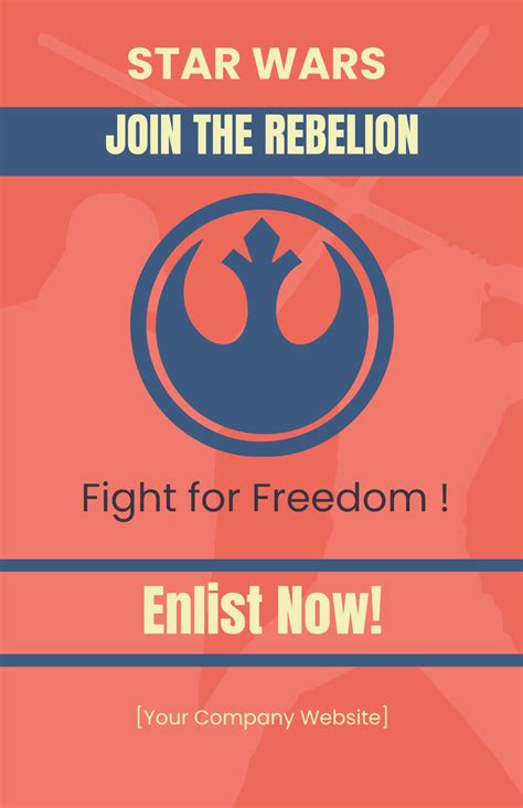 Free Star Wars Classic Poster Template To Edit Online