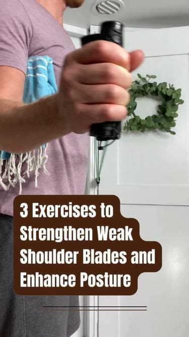 3 exercises to strengthen weak shoulder blades and enhance posture ...