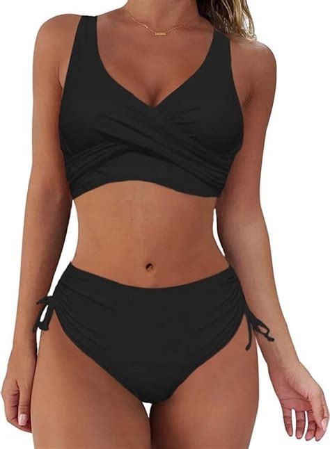 Strój Kąpielowy Dwuczęściowy Bikini Wiązane Roz L AOMIG Moda Sklep EMPIK