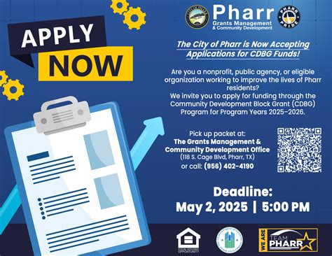 City Of Pharr Now Accepting CDBG Applications & Celebrating 51 Years Of