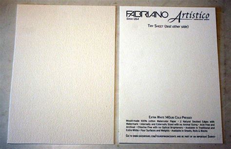 Fabriano Artistico vs Arches paper - WetCanvas: Online Living for Artists