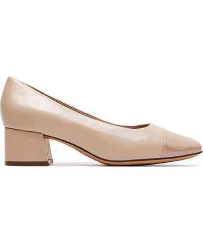 Scarpe Da Cerimonia A Punta Tonda Basse Con Tacco A Blocco Nude Da Donna Primavera Estate 2025