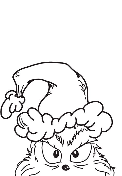 Grinch Printable Coloring Pages 4 Pages Etsy Uk