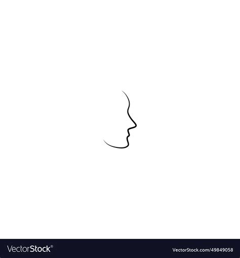 face icon logo royalty  vector image vectorstock