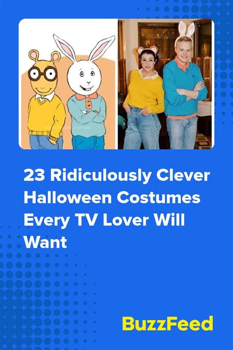 23 Ridiculously Clever Halloween Costumes Every Tv Lover Will Want Cartoon Halloween Costumes