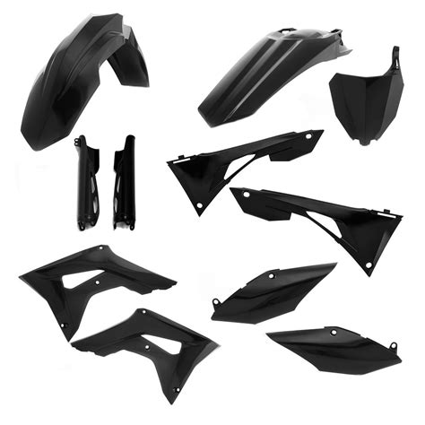 Acerbis Plastic Kit Full Kit Honda CRF 250 18 21 CRF 450 17 20 Black